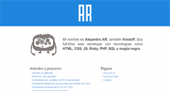 Desktop Screenshot of abarcarodriguez.com